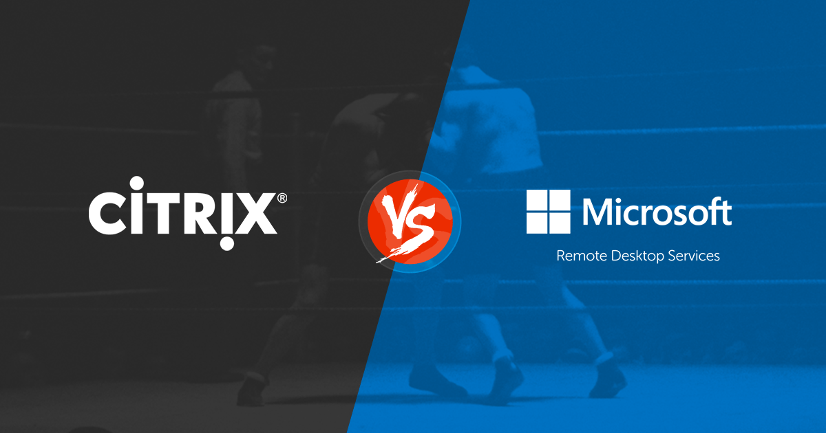 Citrix vs. RDS for Cloud Desktops